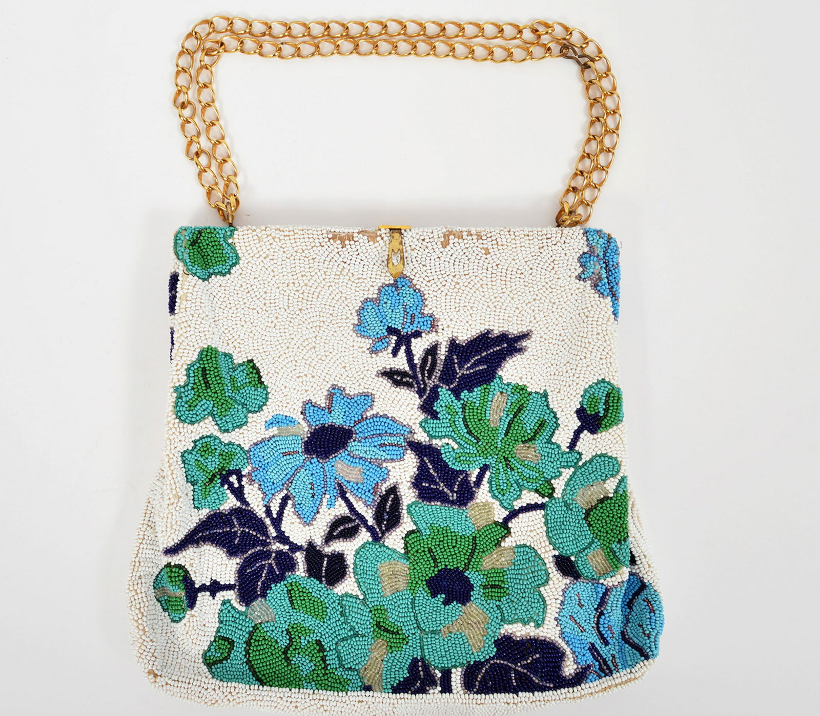 Koret Tresor Large Vintage Seed Bead Hand Bag (1 of 5)