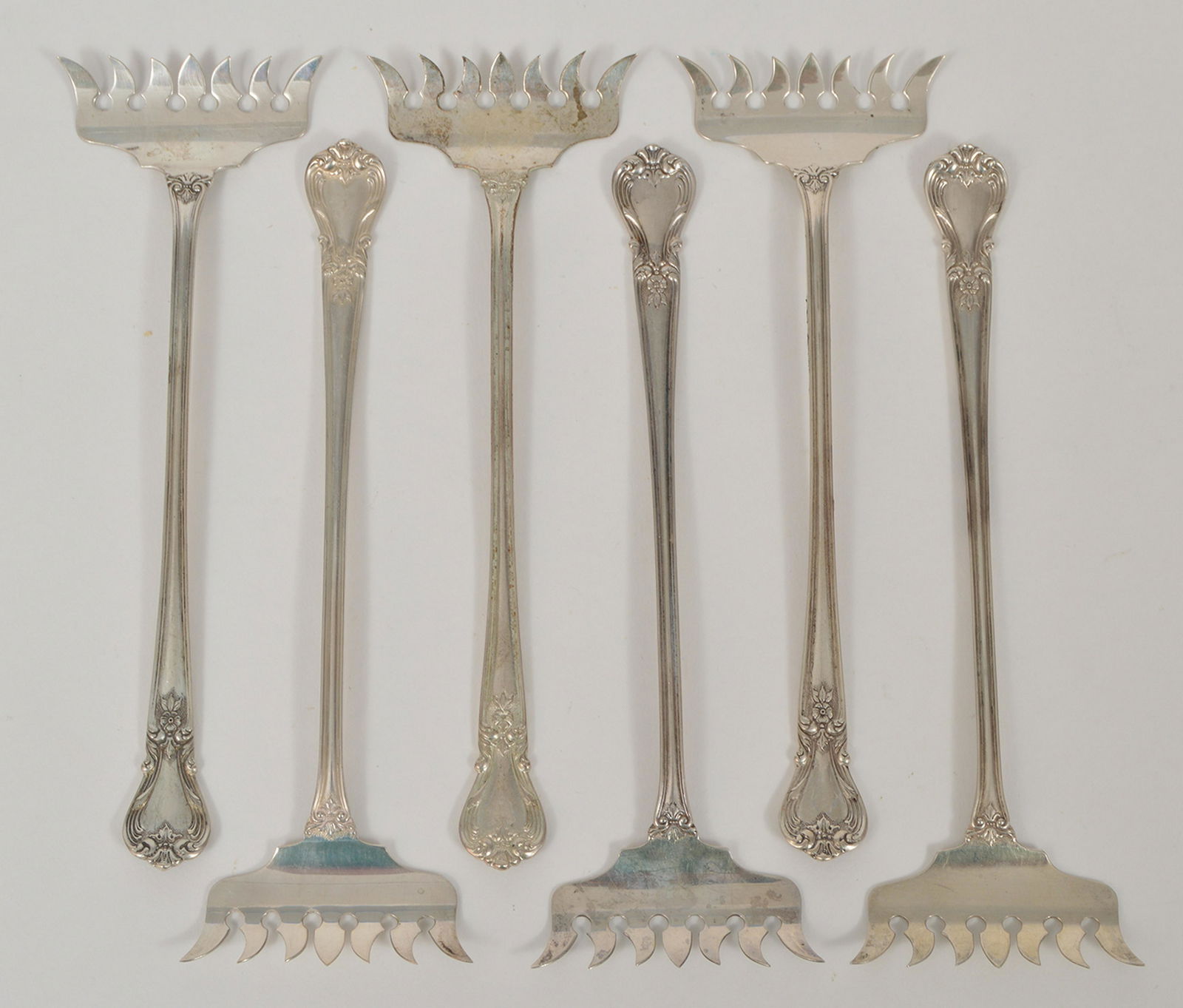 6 Weidlich Sterling Silver Sardine Fish Forks (1 of 5)