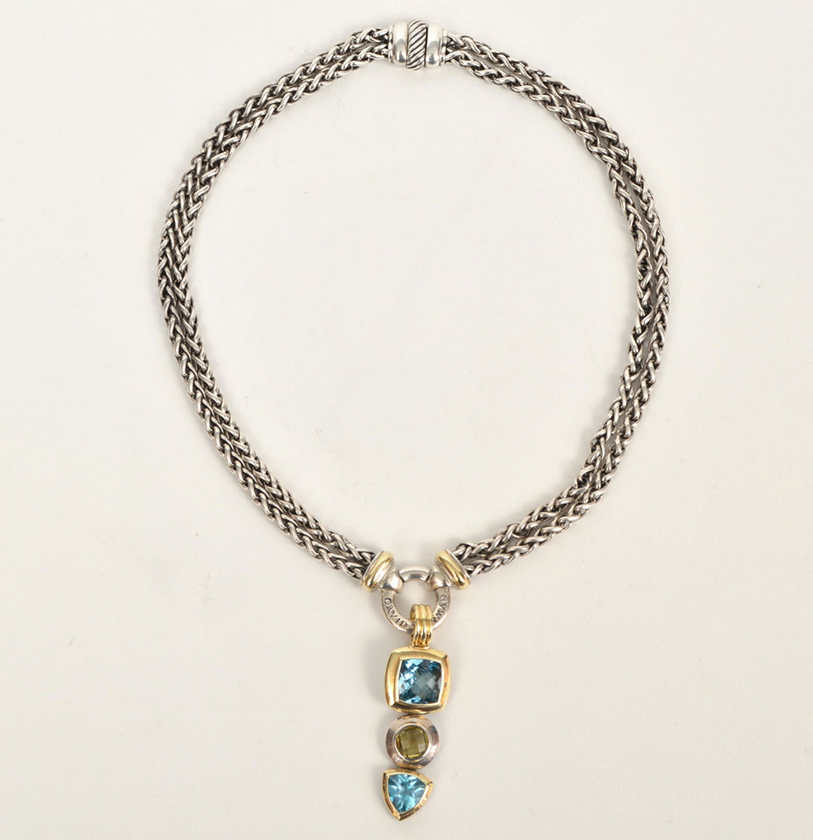 David Yurman Sterling & 18k Gold Topaz & Citrine (1 of 6)