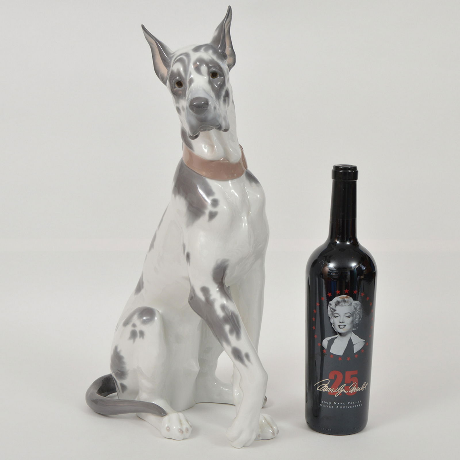 Huge Lladro Porcelain Great Dane Dog Figurine (1 of 5)