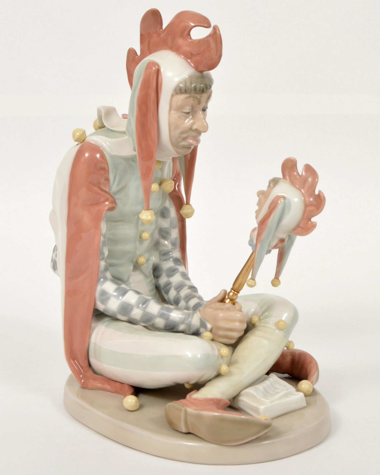 Large Lladro Court Jester Figurine Norman Rockwell (1 of 6)