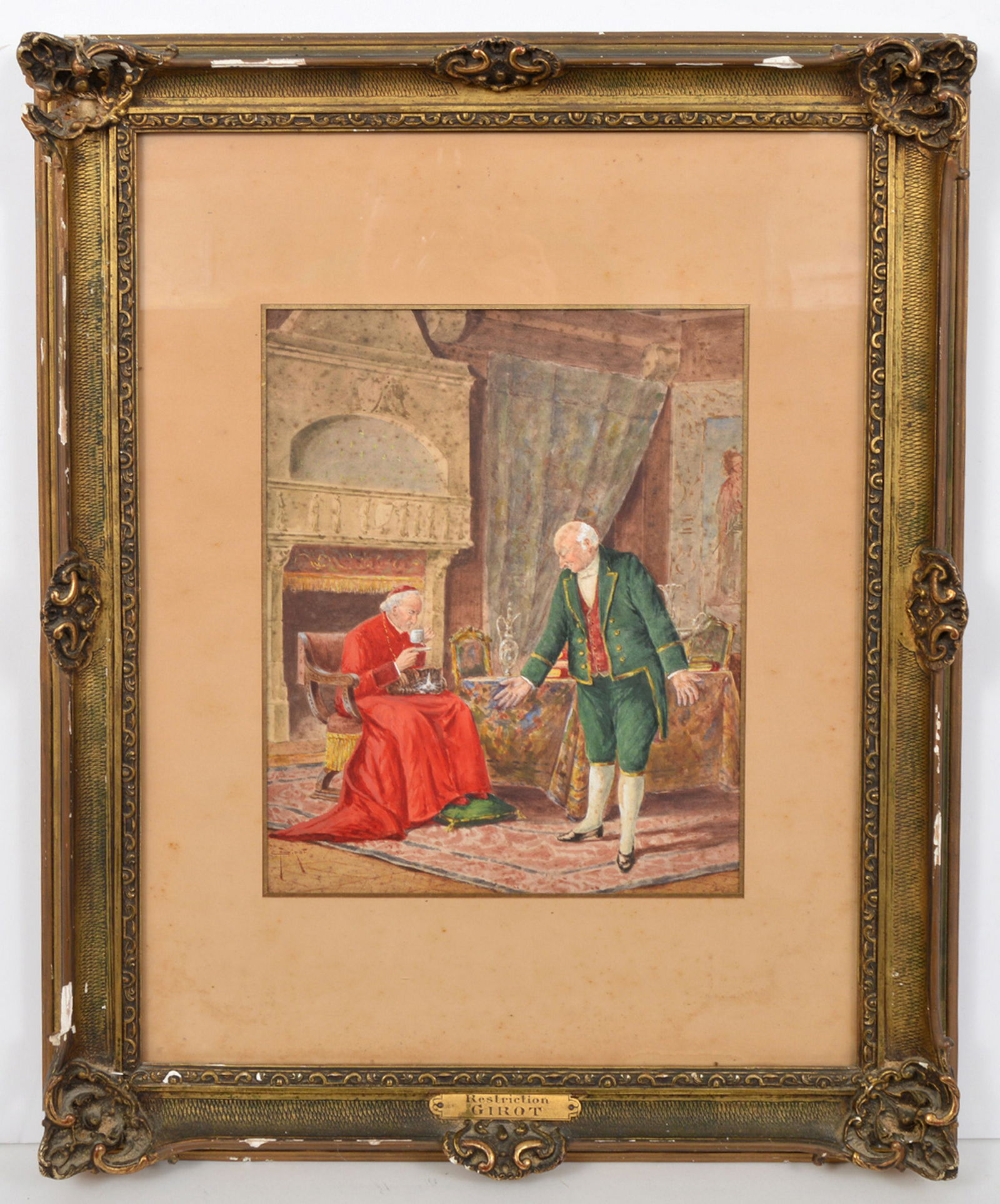 Francois Joseph Girot Watercolor on Paper (1 of 9)