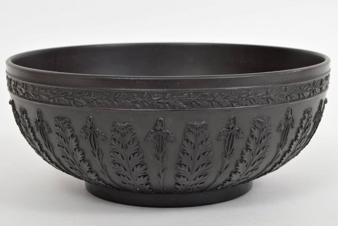 Antique Wedgwood Black Basalt Large Bowl (1 of 5)