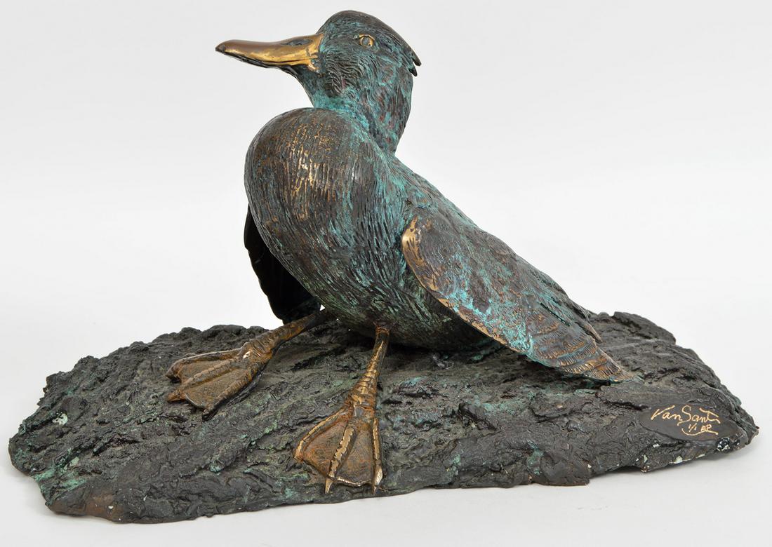 Kendall VanSant Bronze Duck Figure (1 of 11)