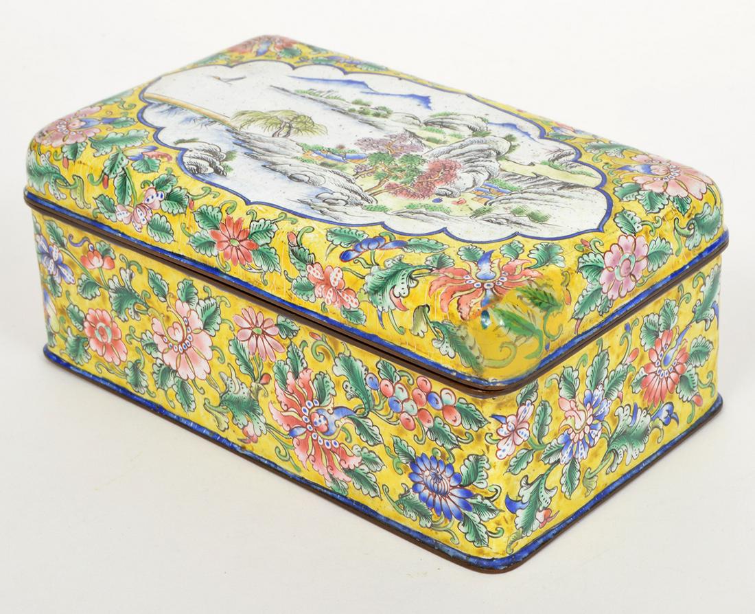 Antique Chinese Enamel Box (1 of 9)