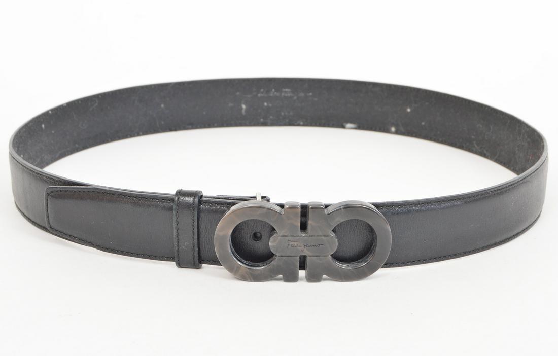Salvatore Ferragamo Belt with Gancini Buckle (1 of 4)