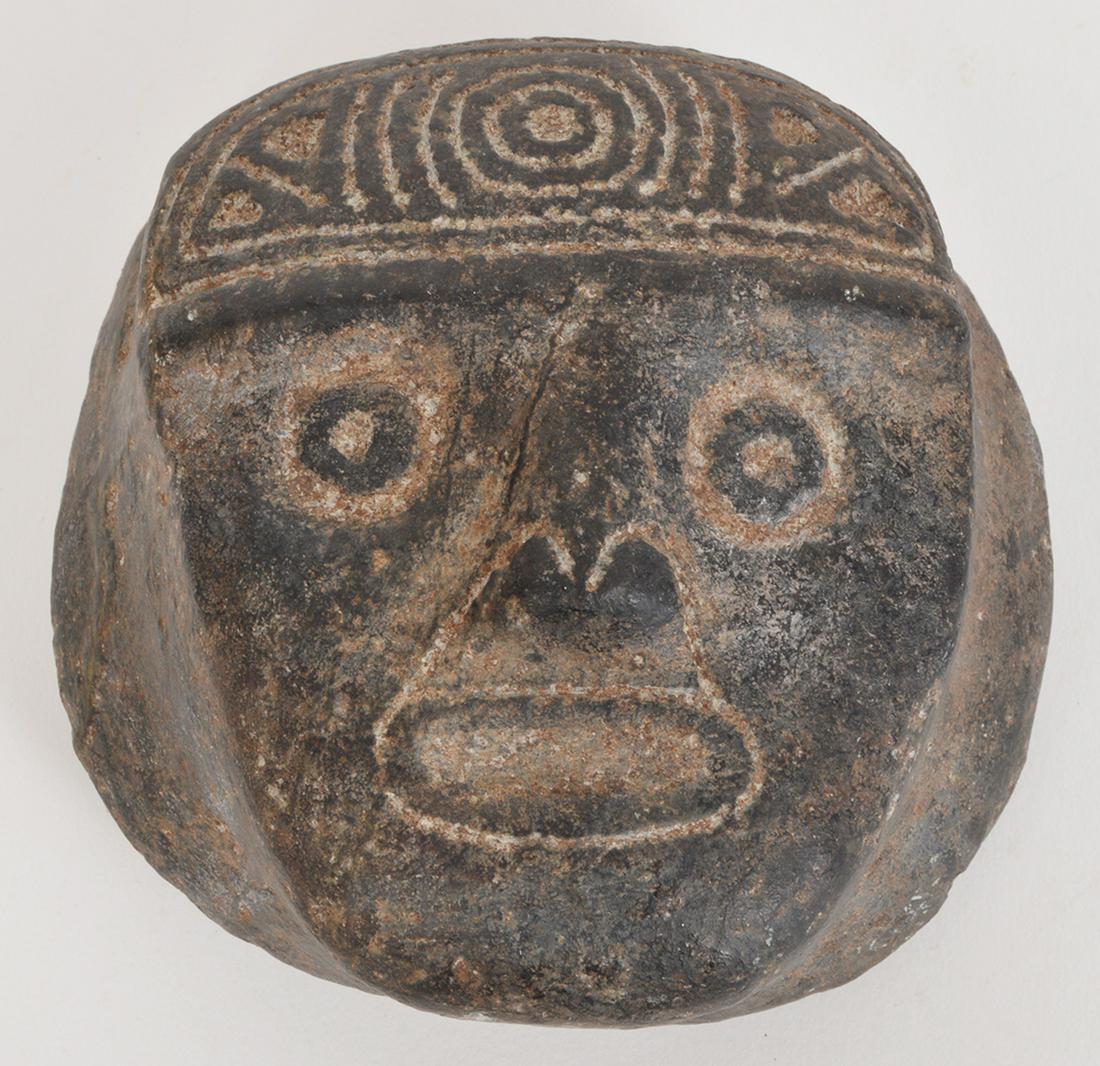 Taino Hispaniola Puerto Rico Stone Mask Carving (1 of 4)