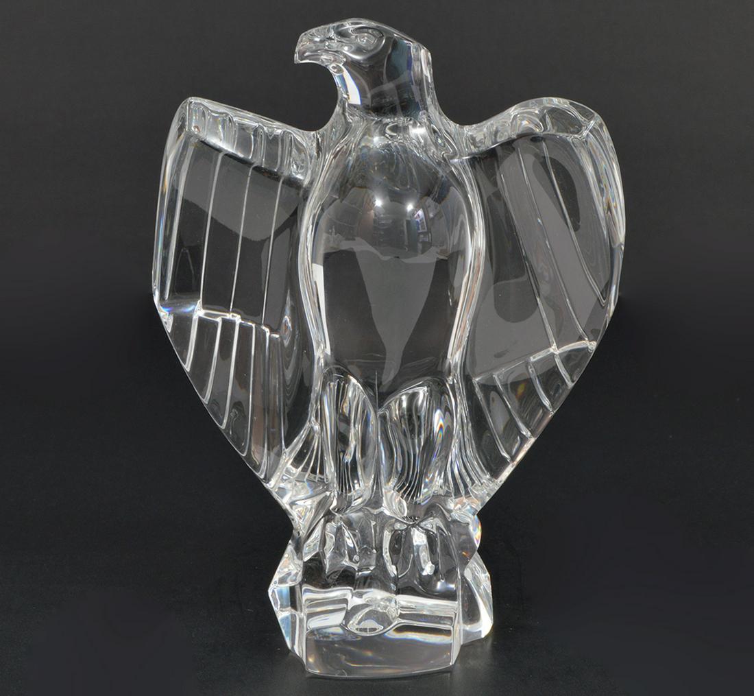 Baccarat Signed Crystal Eagle Figurine 7"H (1 of 6)