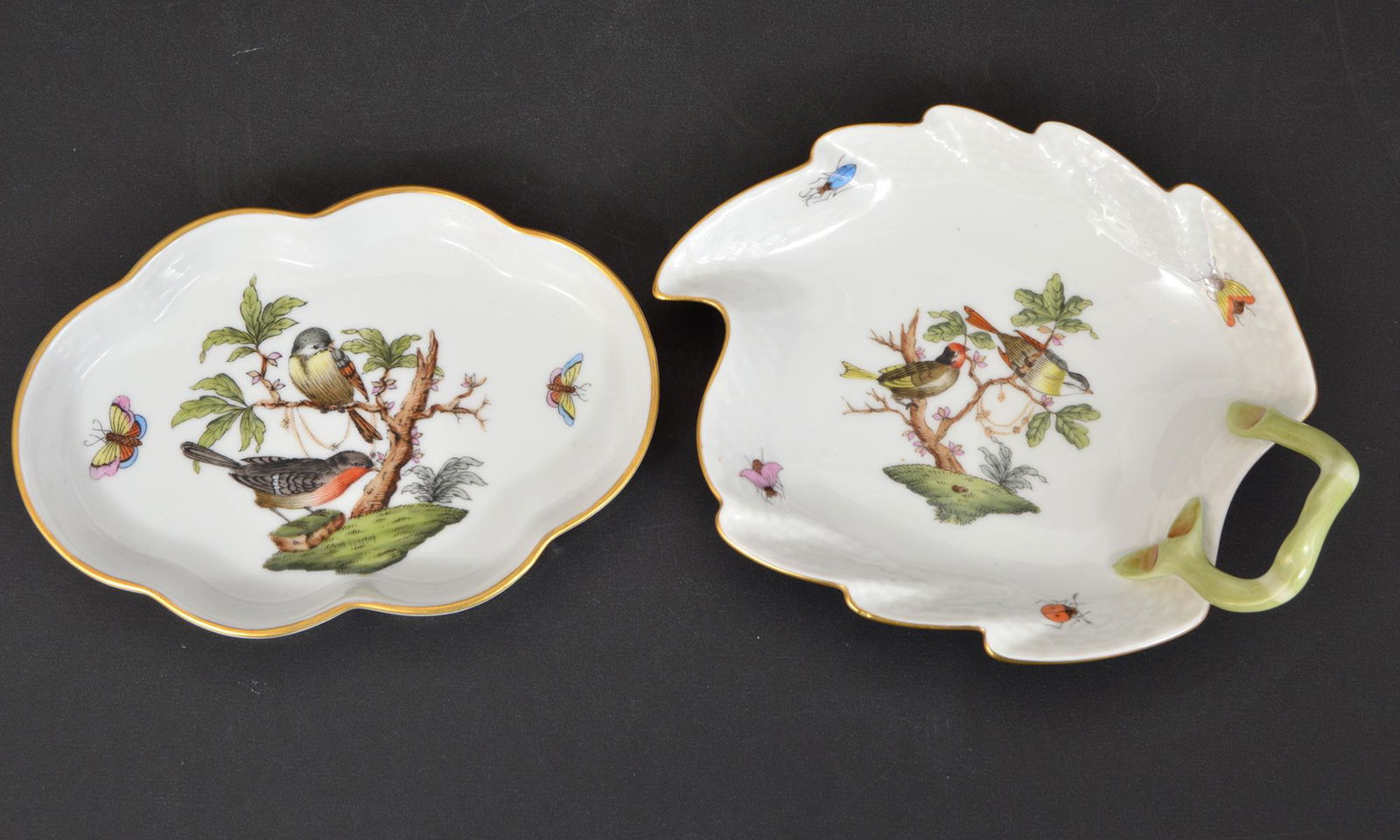 2 Herend Rothschild Bird Small Dishes (1 of 4)