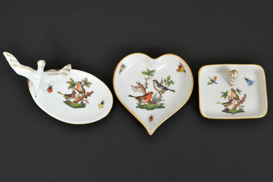 3 Herend Rothschild Bird Trinket Dishes (1 of 5)