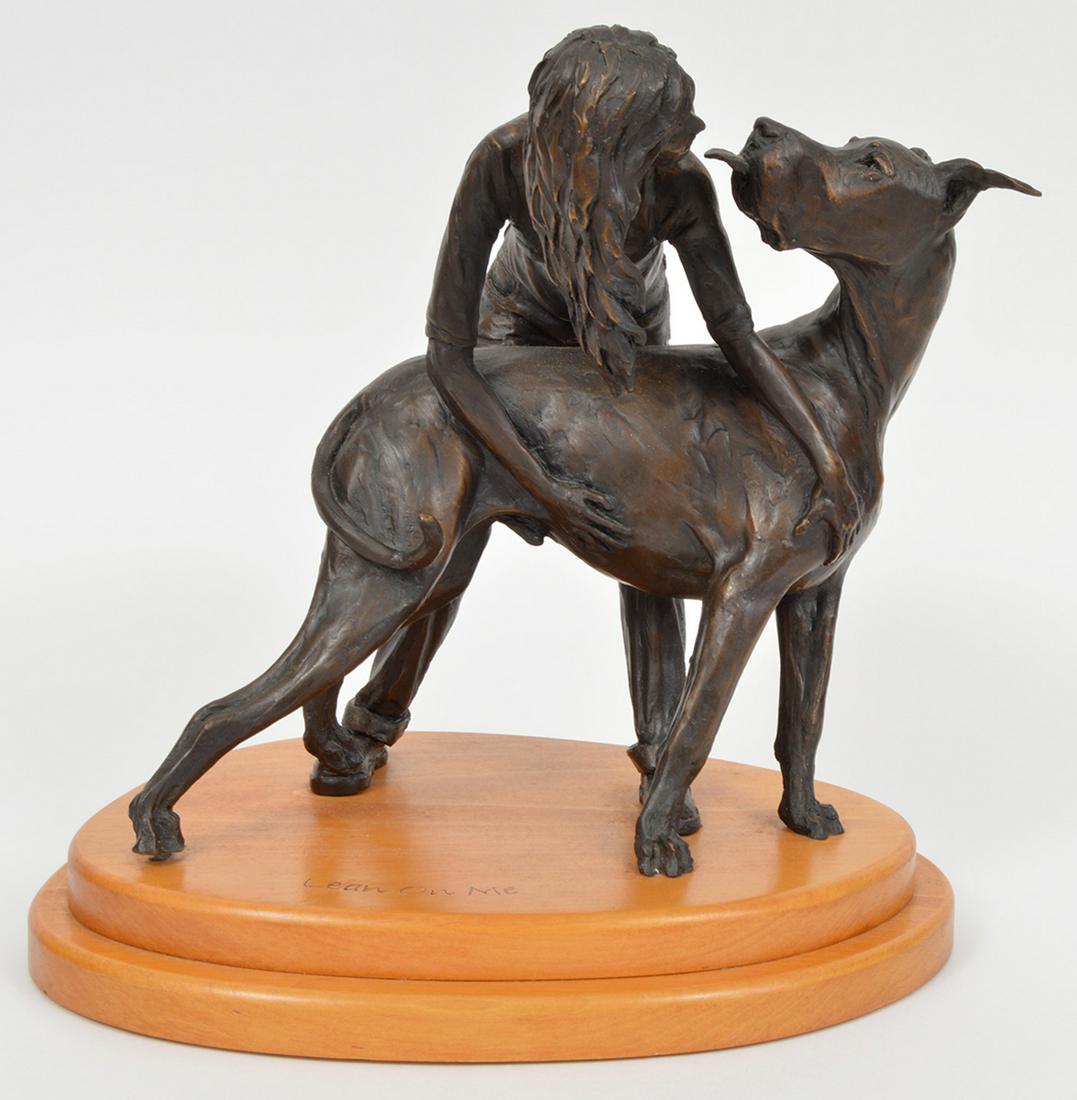 Louise Peterson "Lean on Me" Bronze Dog (1 of 6)