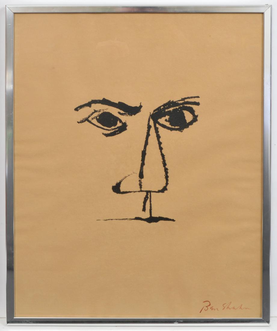 Ben Shahn 'Drawing With Simple Lines' Lithograph (1 of 4)