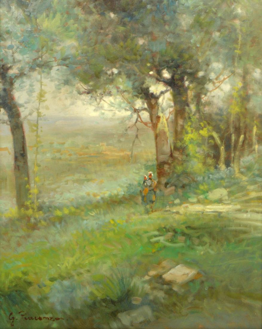Signed G. Piacenza Italian Oil Painting (1 of 6)