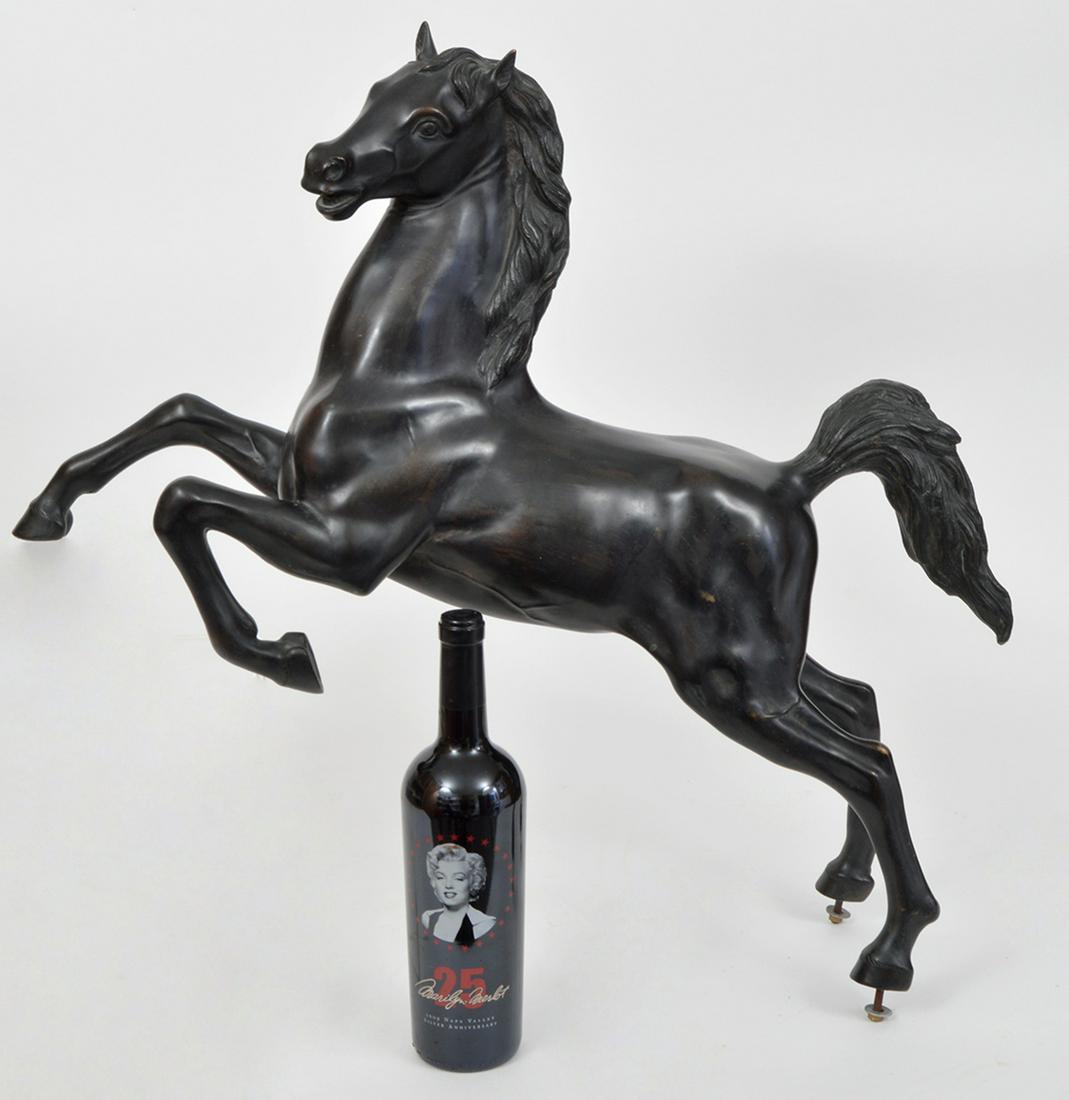 Bronze Rearing Horse Statue (1 of 8)
