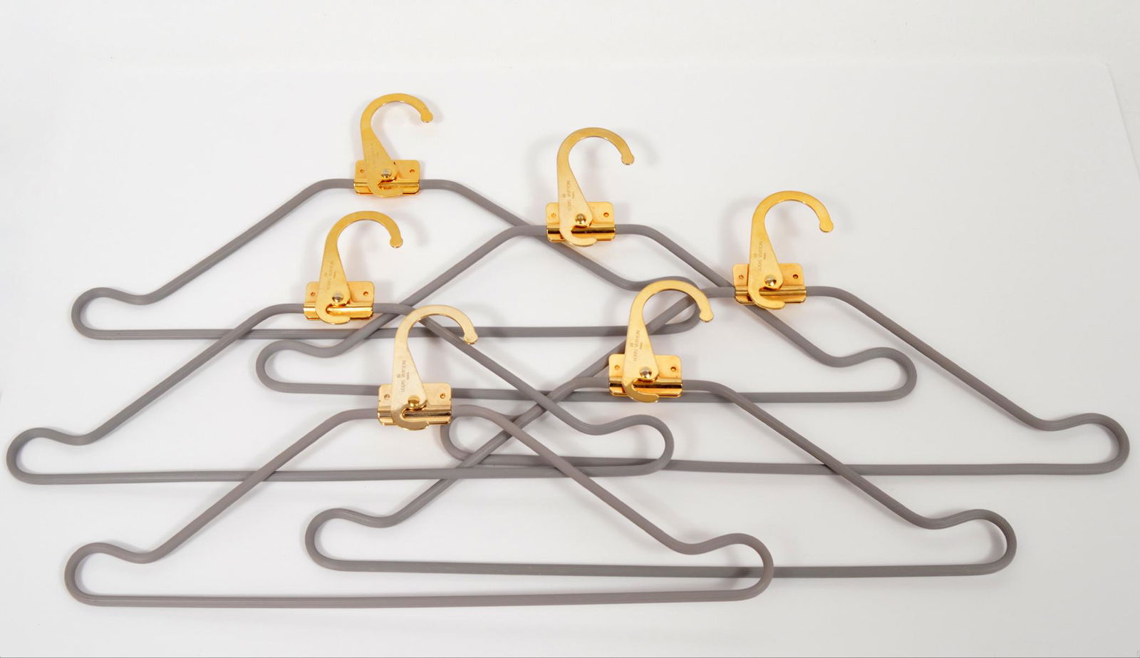 6 Louis Vuitton Gold Tone Hangers (1 of 4)