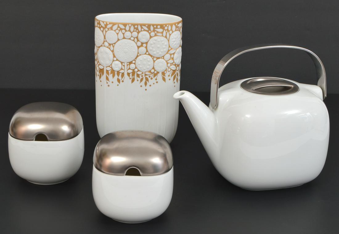 Rosenthal Sarpaneva, Wiinblad Teapot Bowls Vase (1 of 10)