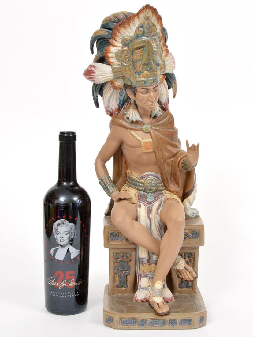 Lladro Aztec Indian by Vincente Martinez (1 of 6)