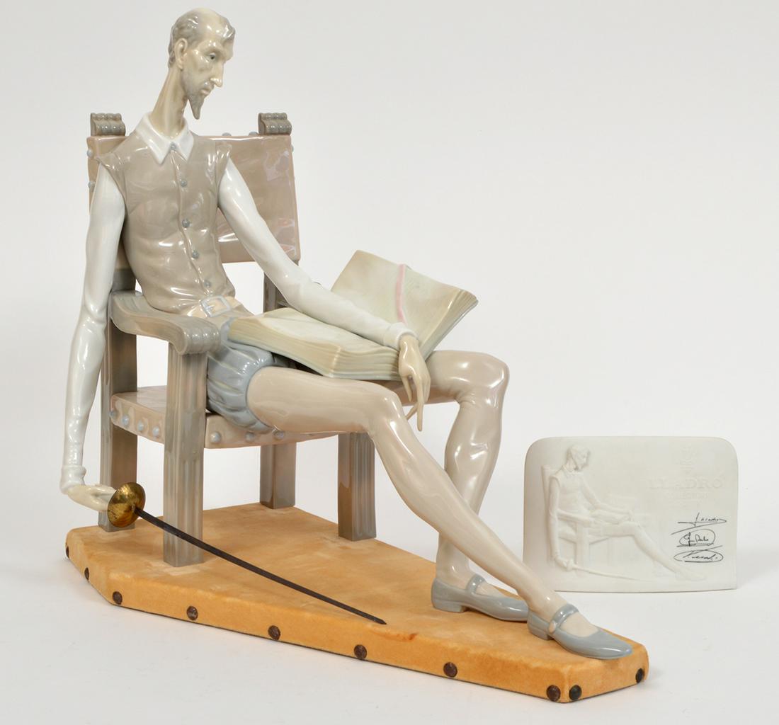 Lladro Don Quixote Figurine & Signed Plaque (1 of 6)