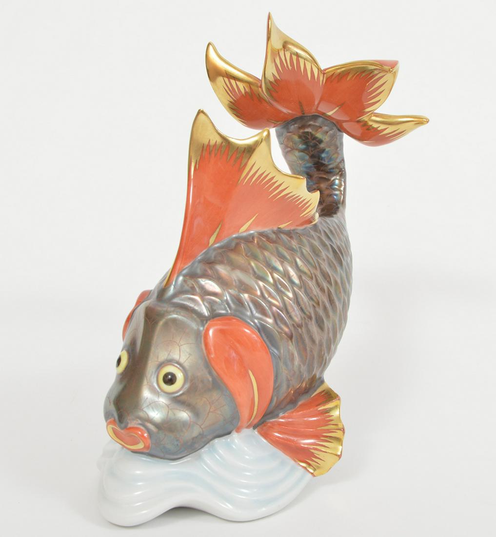 Herend Porcelain Fish Figurine #5250 (1 of 6)