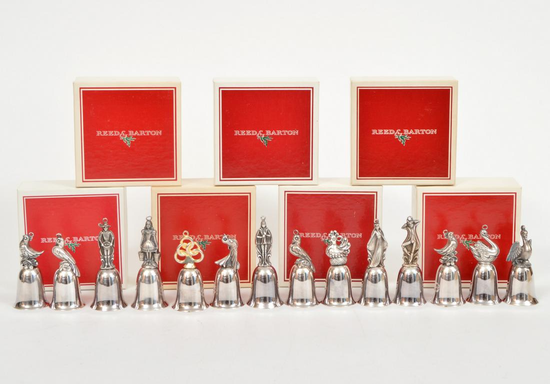 14 Reed & Barton Silverplate Christmas Bells (1 of 7)