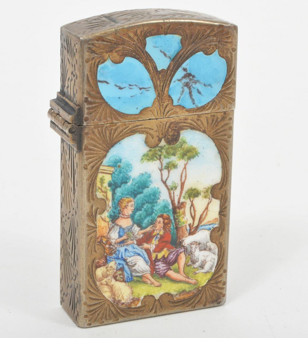 Antique 800 Silver Enamel (1 of 6)