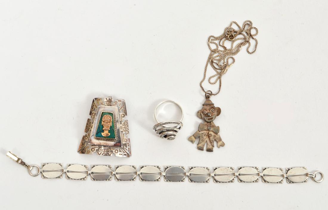 Lot of Sterling Silver Vintage Jewelry Beau (1 of 10)