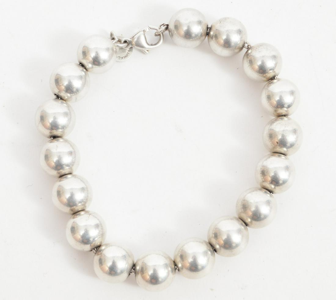 Tiffany & Co. Sterling Silver Bead Bracelet (1 of 3)