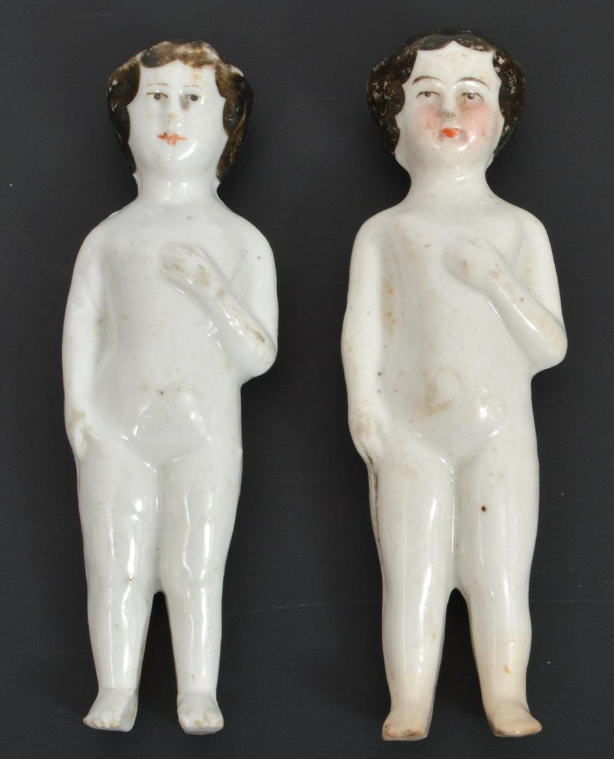 2 Victorian Porcelain Frozen Charlotte Dolls (1 of 5)