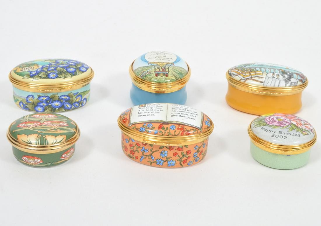 6 Halcyon Days Trinket Boxes (1 of 6)