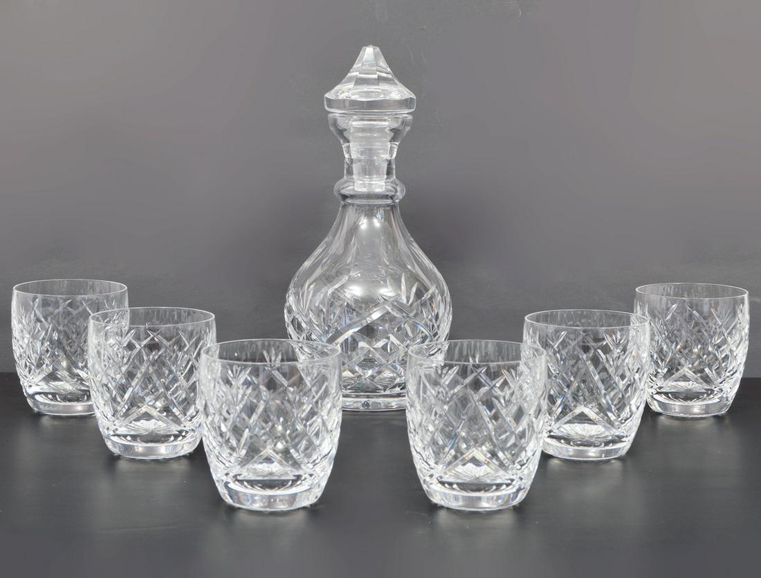 Waterford Crystal Decanter & 6 Highball (1 of 5)