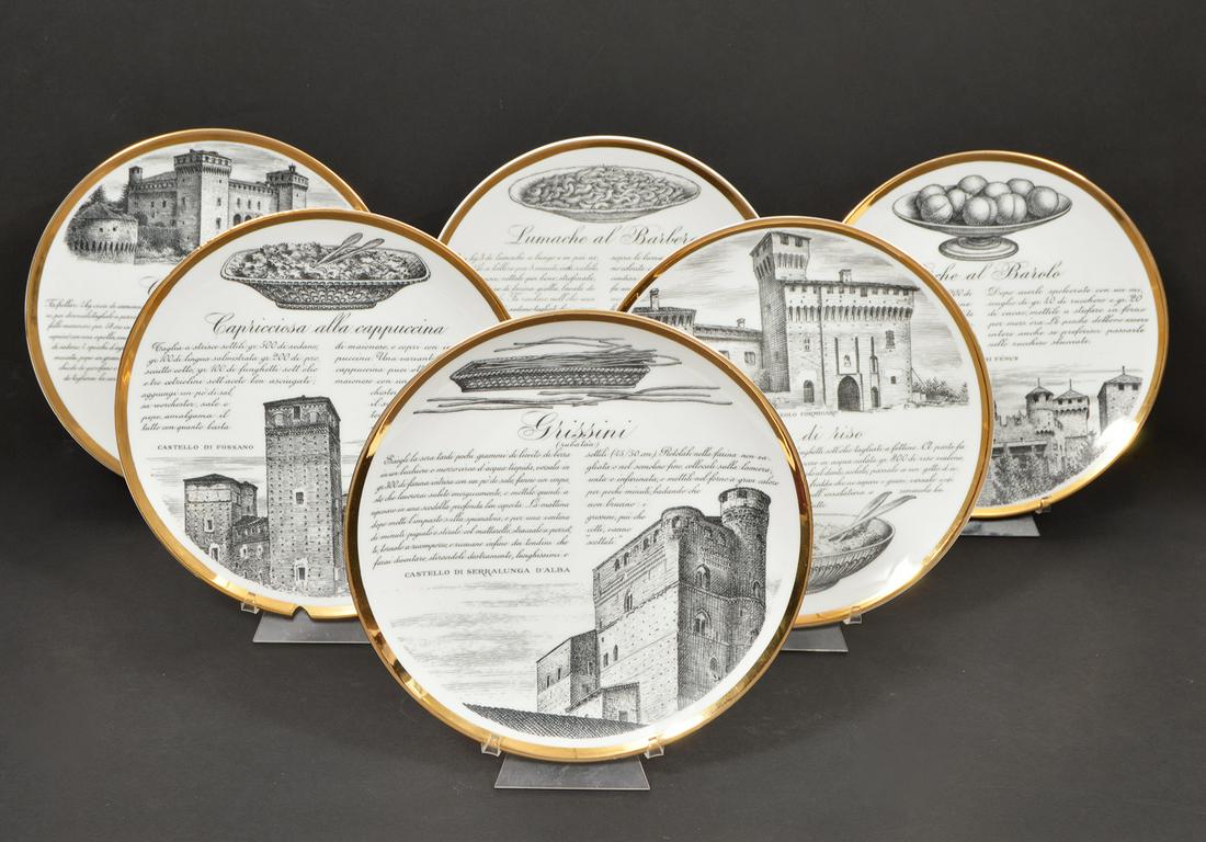 6 Piero Fornasietti Plates (1 of 9)