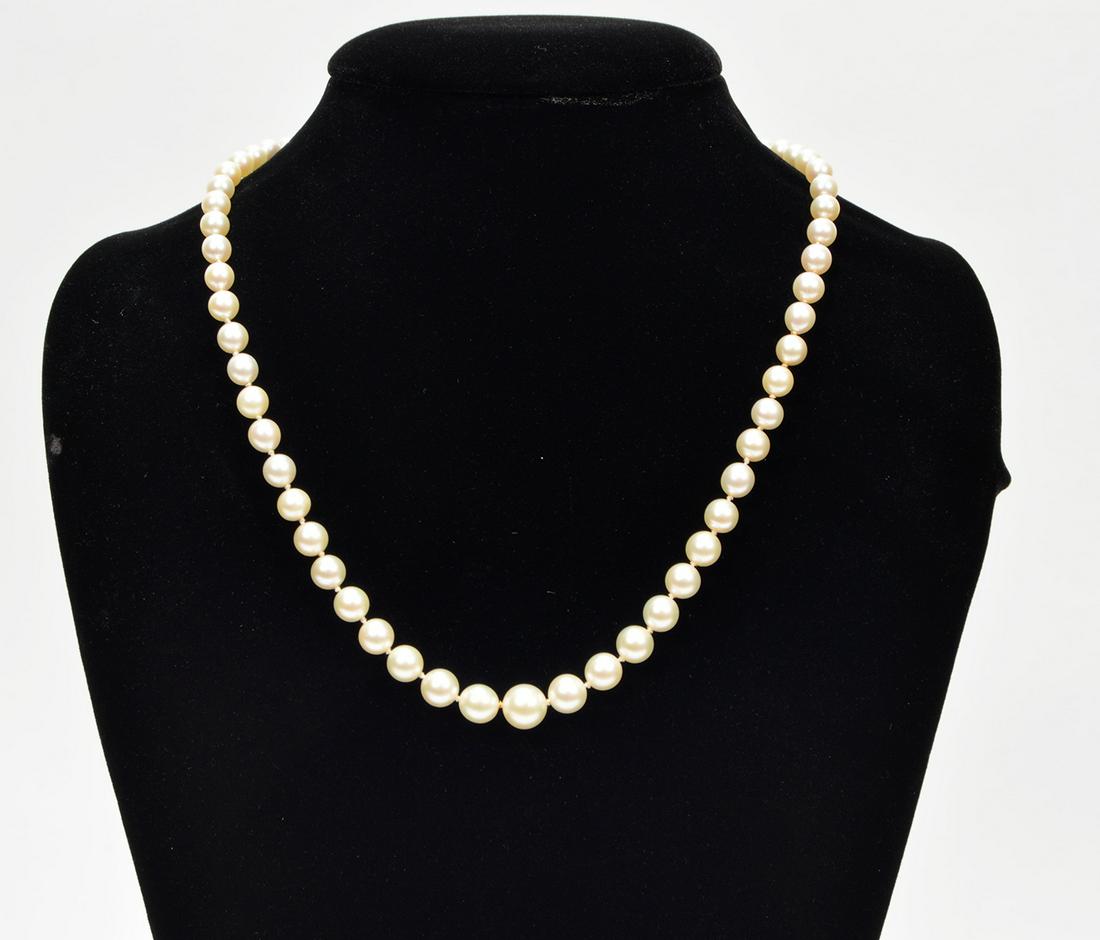 14k Yellow Gold Cultutred Pearl & Opal Necklace (1 of 9)