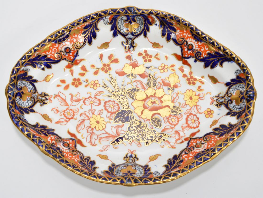 Antique Royal Crown Derby Oval Platter (1 of 4)