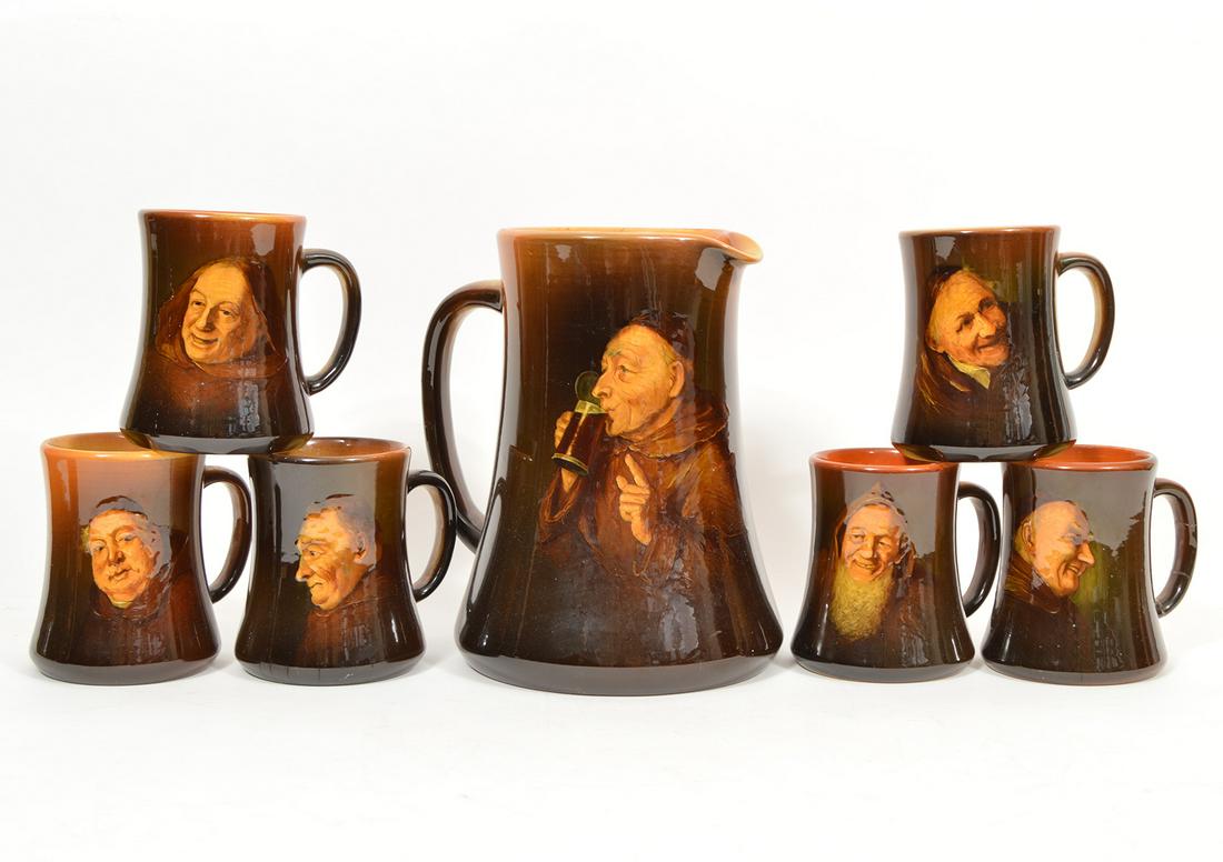 Rookwood Pottery Pitcher & 6 Mugs (1 of 17)