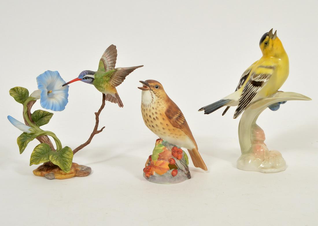 3 Porcelain Bird Figurines Maruri Royal Worcester (1 of 8)