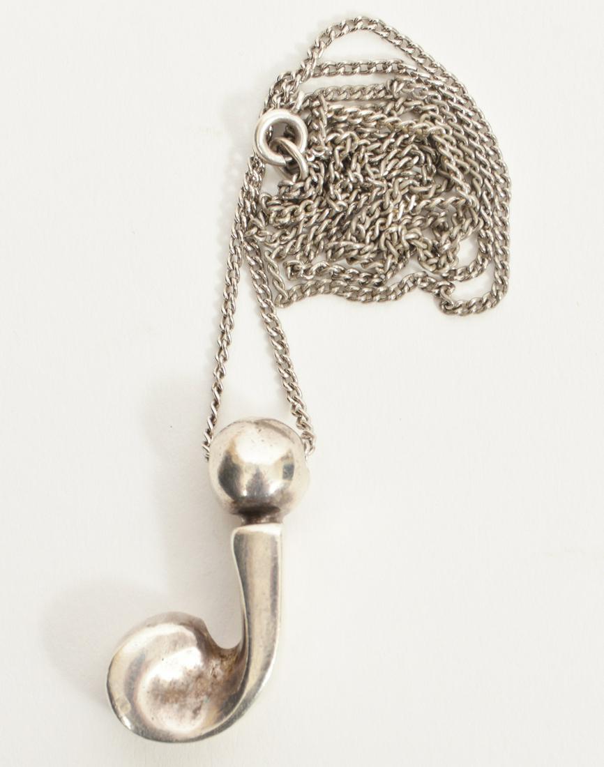 Brusca Dante 1974 Sterling "J" Initial Necklace (1 of 3)