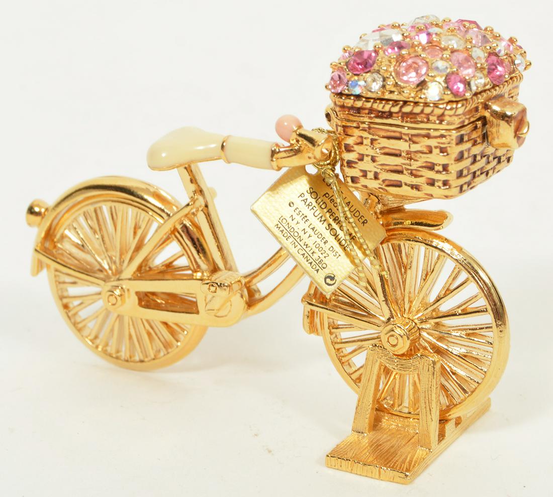 Vintage Estee Lauder Bicycle With Solid Perfume (1 of 5)
