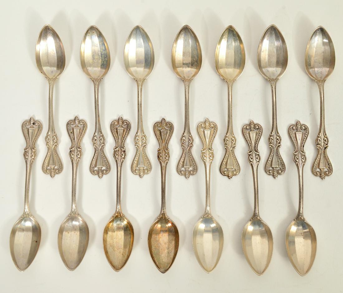 14 Antique Towle Sterling Silver Teaspoons (1 of 6)