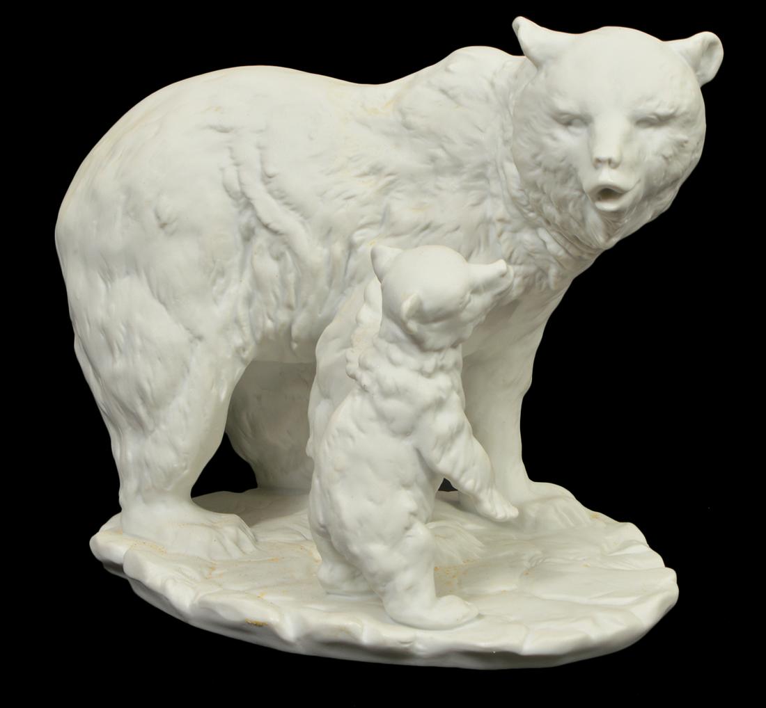 Kaiser Bisque Bear & Cub Limited Edition Figurine (1 of 6)