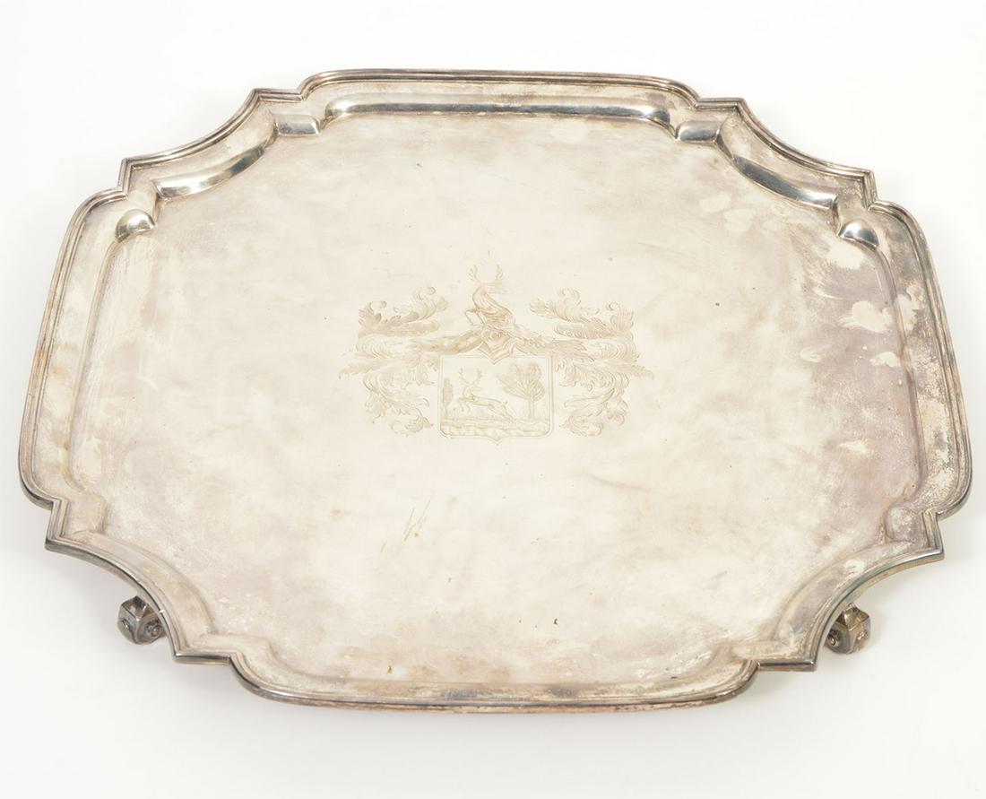 Sterling Silver Tray Crichton Brothers London 2100grams (1 of 6)