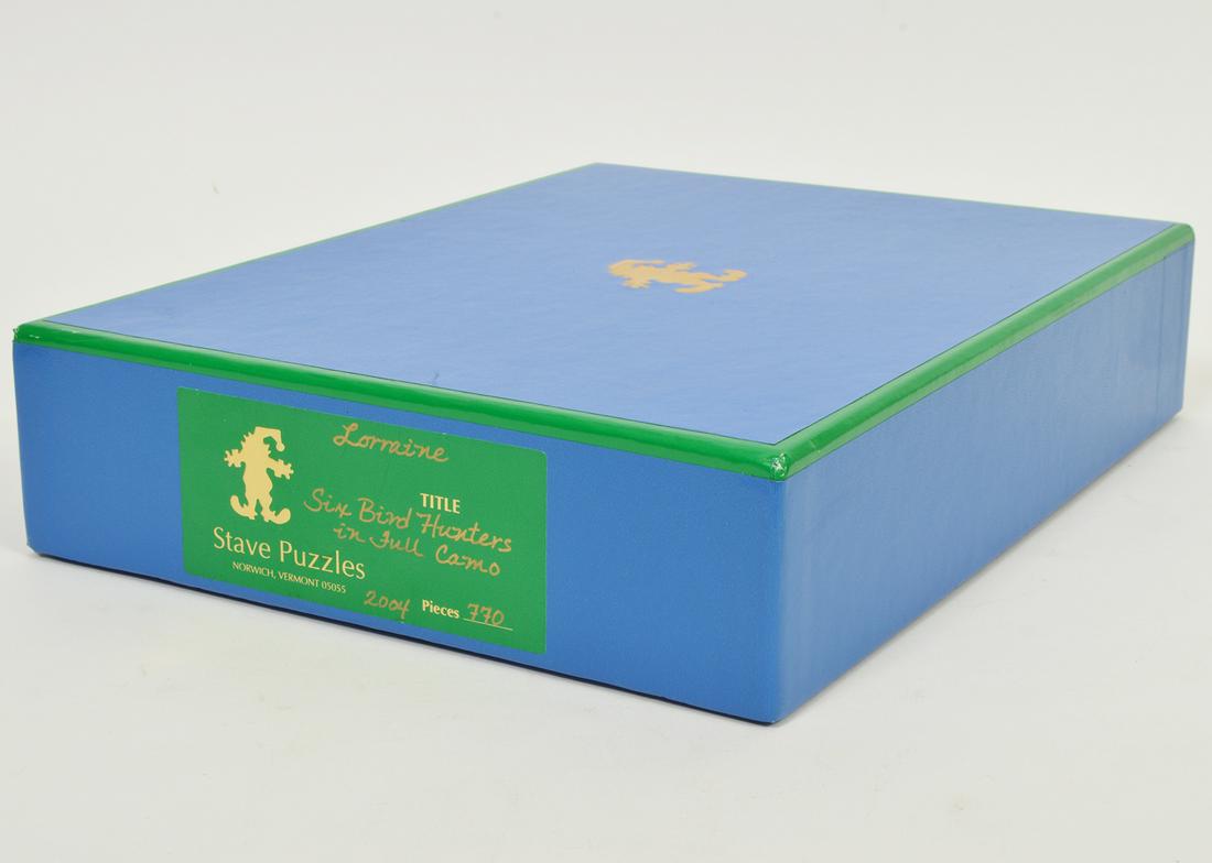 Stave Puzzle Six Bird Hunters in Full Cameo 2004 (1 of 3)