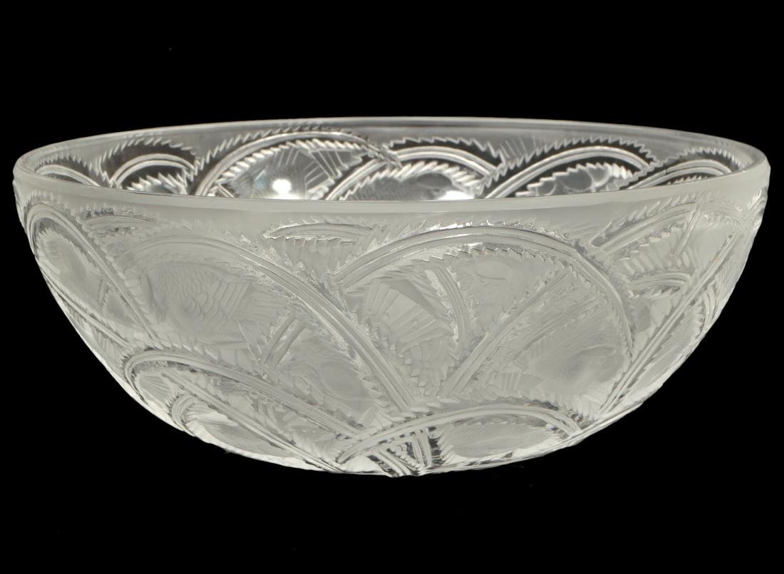 Lalique Crystal Vintage Pinsons Finches Bowl (1 of 5)