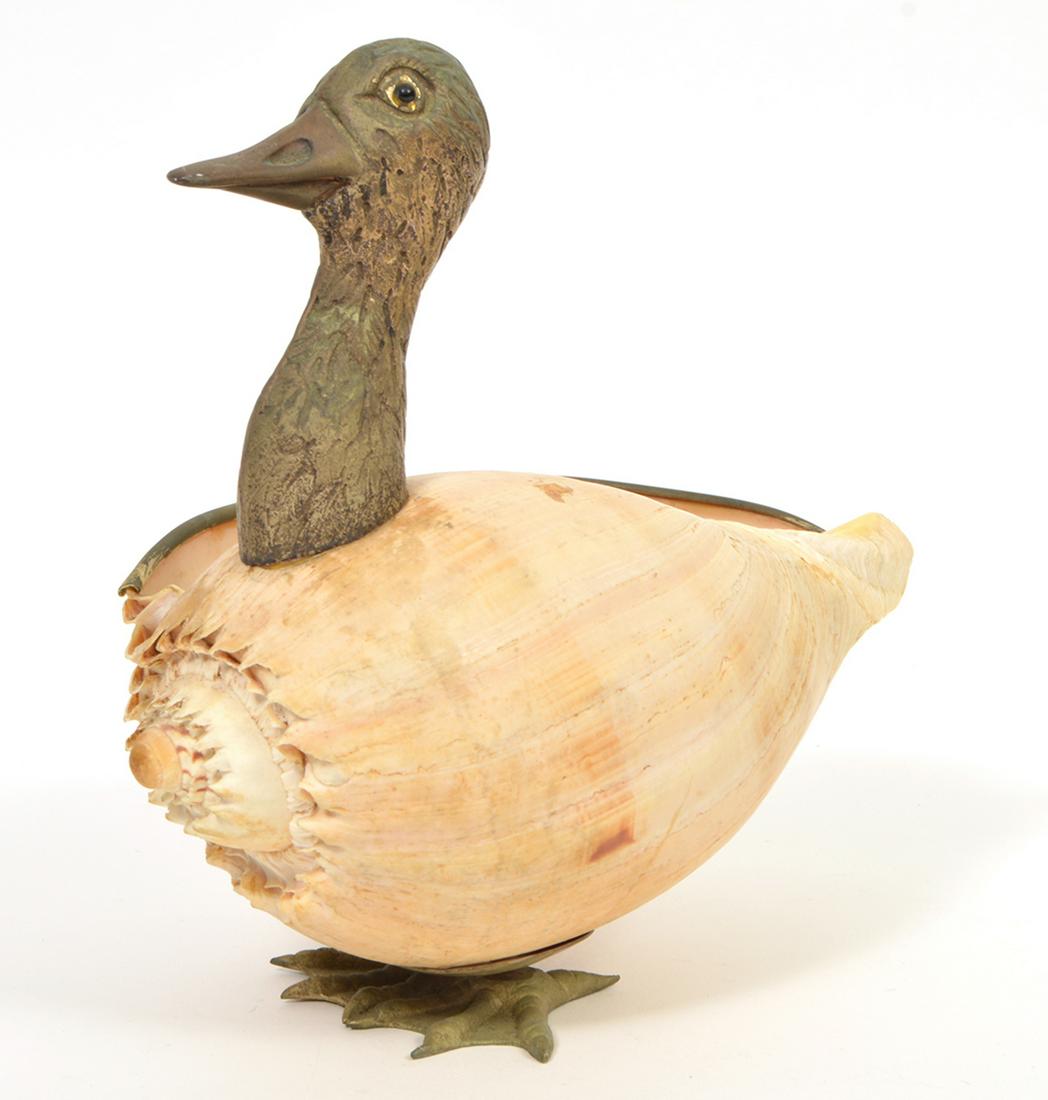Attributed Gabriella Binazzi 1970's Shell Bird (1 of 8)