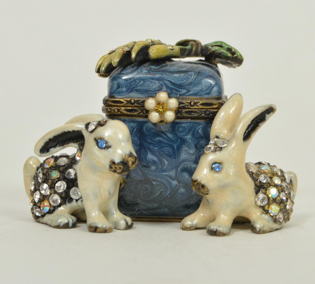 Jay Strongwater Rabbit Trinket Box (1 of 6)