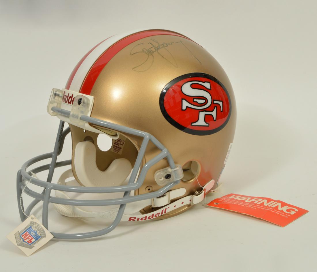 Signed Steve Young 49ers Helmet (1 of 9)