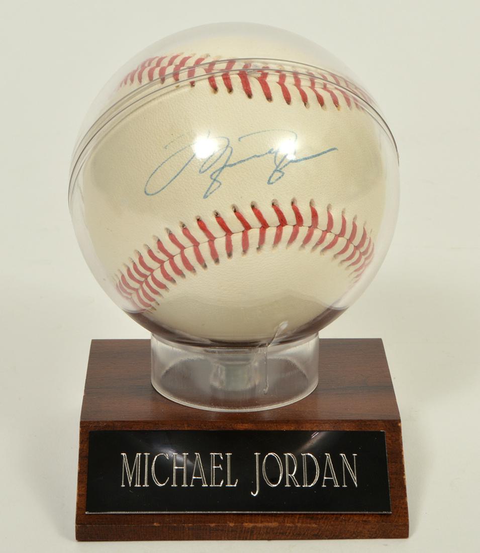 Signed Michael Jordan Baseball (1 of 3)
