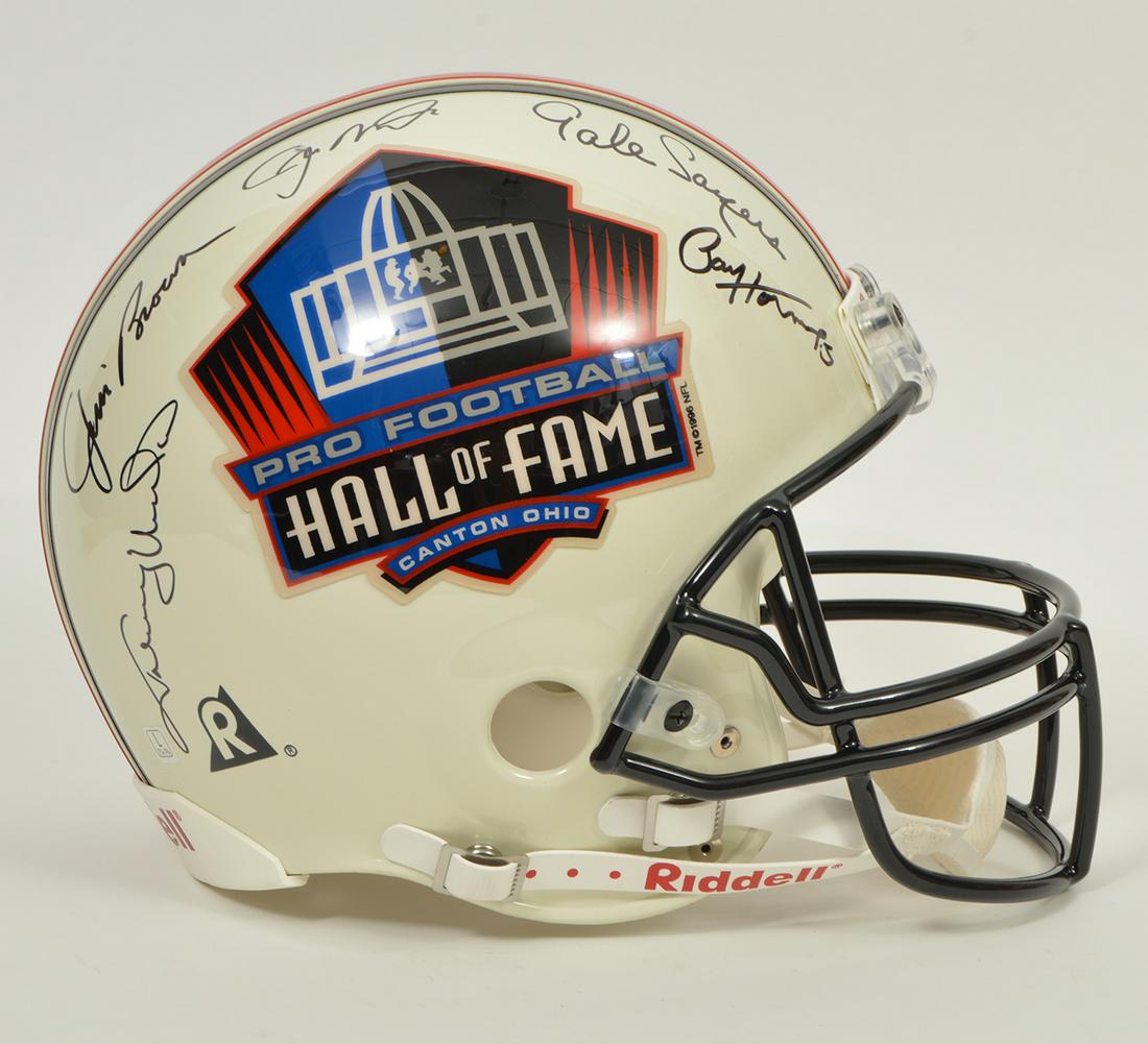 Signed Pro Football Hall of Fame Helmet (1 of 10)