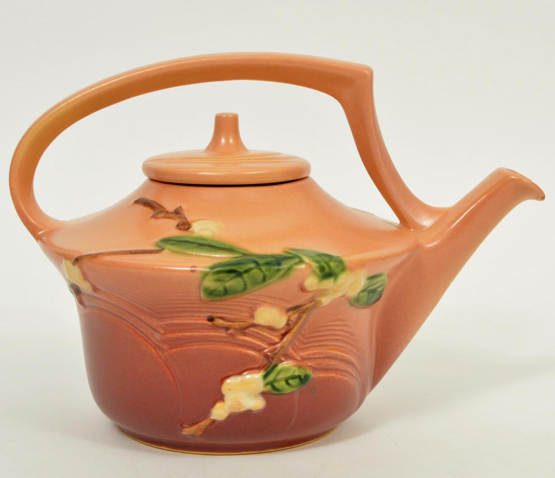 Roseville Pottery Snowberry Teapot (1 of 6)