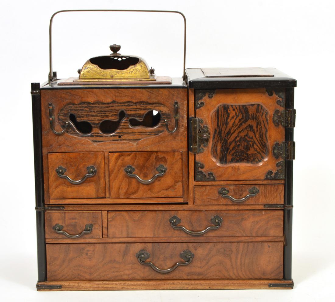 Japanese Hardwood Brazier Box (1 of 10)