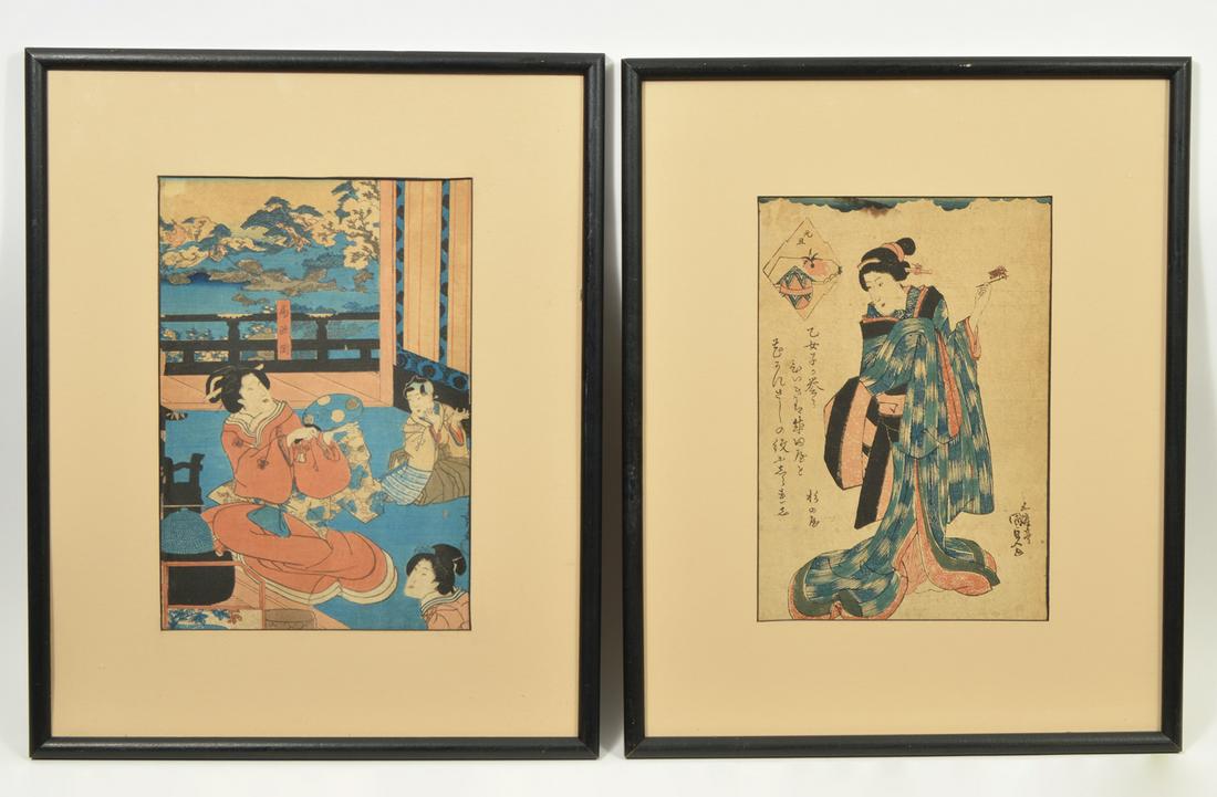 Pr Japanese Woodblock Framed Prints (1 of 7)